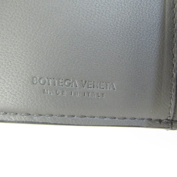 BOTTEGA VENETA Intrecciato 515385 Women,Men Leather Wallet [tri-fold] Black - Picture 8 of 10